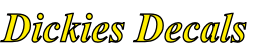 Dickies Decals